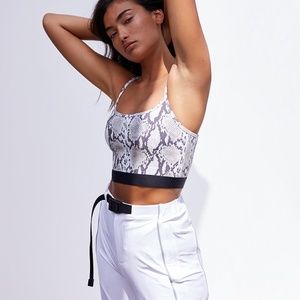 NWT Tna Atmosphere Tank Reflective sports top